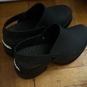 Sorel Black Clogs